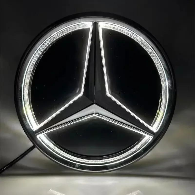 AABGU1 Car Front Grilled Star Emblem LED Illuminated Logo White Blue Red Light for Mercedes Benz W204 GLK200 GLK260 GLK350 2013-2015