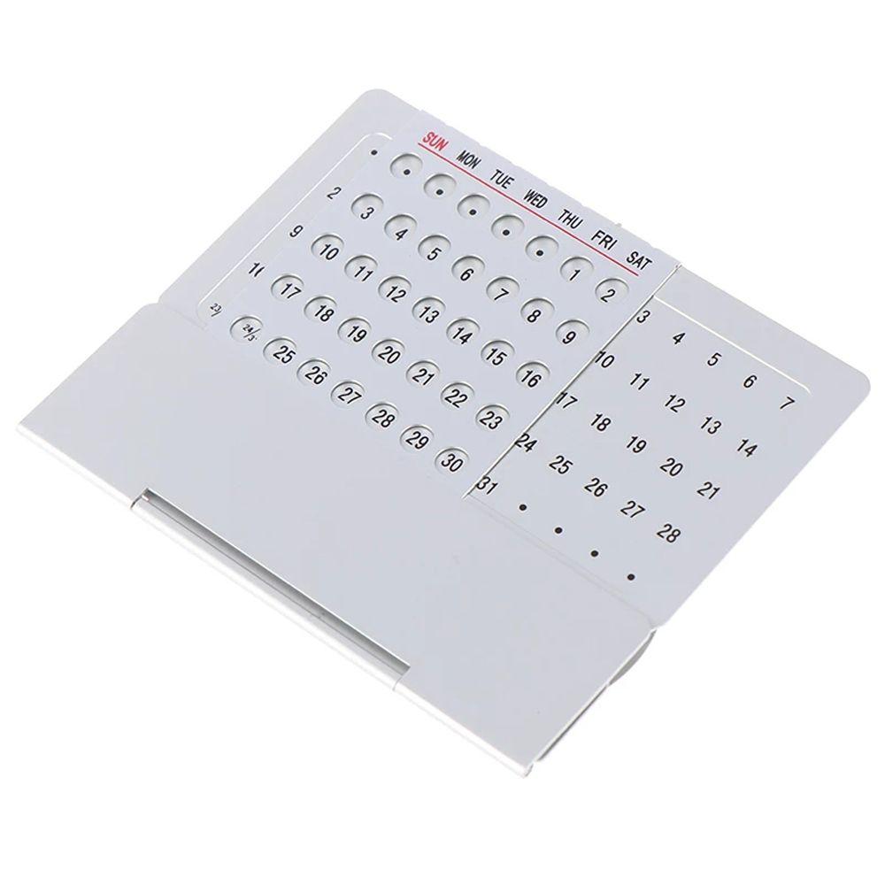 Zinc Zinc Alloy English Office Supplies Calendar Metal Calendar 100 Years Calendar Perpetual Calendar