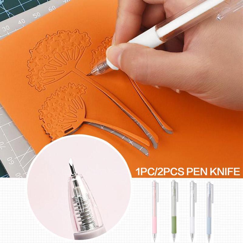 1PC Art Utility Knife Pen Express Box Knife Cut Stickers Scrapbooking Cutting Tool DIY Craft Supplies