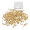 80Pcs Metal Clips Hollow Paper Clips Paper Clamps for Office School Document Organizin
