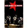 Винтажная металлическая табличка Against The Machine Декор стены s Альтернативный рок Алюминий