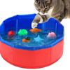 Pvc Pet Bath Tub Large/small Dog Mobile Folding Swimming Pool Cat Sand Pool Cleaning Supplies   Summer Cool Pet Accessories
