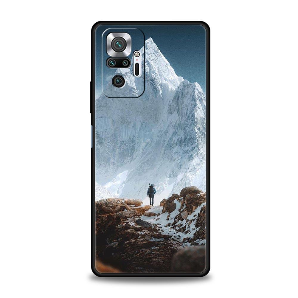 Чехол для телефона для Xiaomi Redmi Note 14 13 12 5G 11 10 Pro Plus 4G 9S 9 14C 13C 12C 10C 9C 9A Покрытие Гора Эверест первый в мире