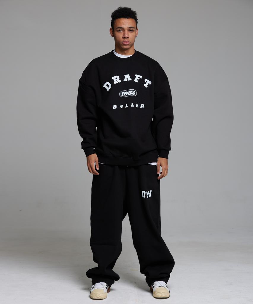 CREAM SODA LAB $198 Худи оверсайз с принтом Arc Baller Черный