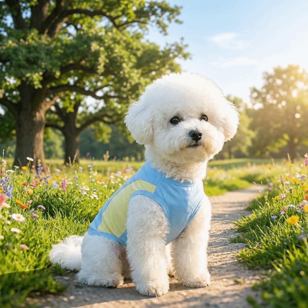 Comfortable Pet Tank Top Lightweight Pet Cooling T-shirts Fashion Dog Sun Protection Vest Summer