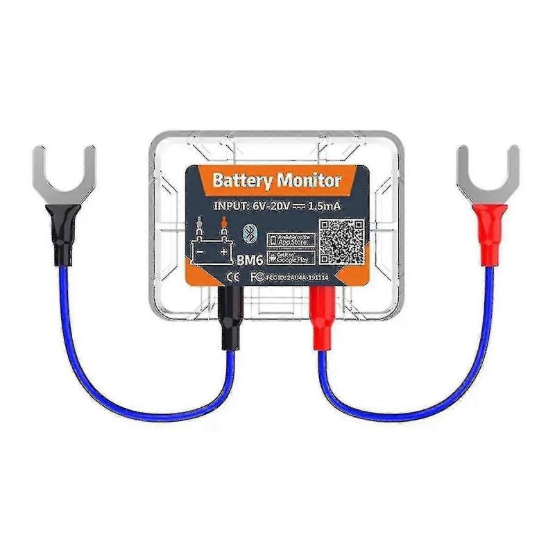 2024 Wireless Bluetooth 12v Battery Monitory Bm6 With Car Battery Health Check App Monitoring Battery Tester