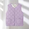 Down Cotton Vest Women's Inner Wear Autumn and Winter New Slim-fit Bottom Inner Wear Vest Medium Thin Warm Vest Vest