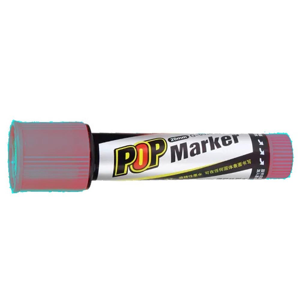 Poster Pen Refillable Marker Pen Paint Permanent POP Waterproof 20mm Sketching Graffiti Markers