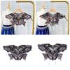 Butterfly Shape Faux Collar Decorative Half Shirt Collar Female Shawl Wrap Traditional Costume False Collar Party Supply