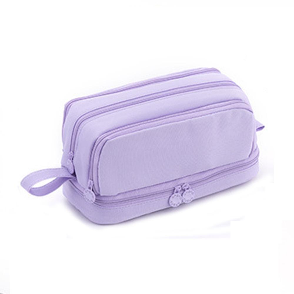 Wear-resistant Pencil Case With Compartments Pen Bag Cute Portable Pen Pouch  Gift for Children