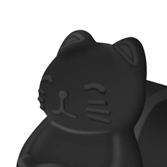 Fortune Cat Door Stopper Wall Protector Shock Absorbing Elephant Door Stops Wall Shield Cushion Adhesive Free Wall Bumper Guard for Door Handle