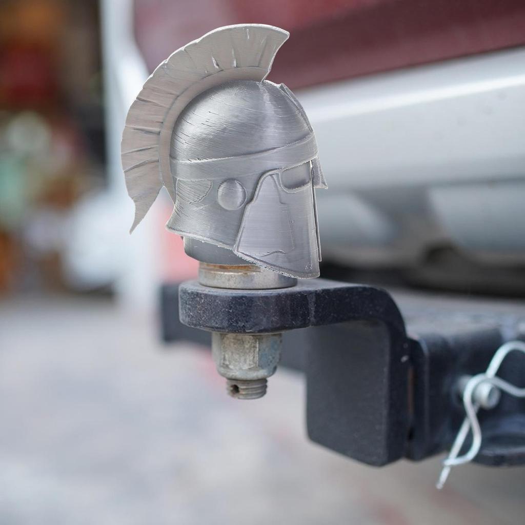 Tow Hitch Covers 3D Printing Exterior Funny Cartoon Gladiator Shaped Receiver Tube Hitch Plug For Automotive ATV Boat Trucks Car