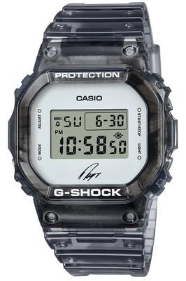 МОДЕЛЬ С ПОДПИСЬЮ РЁ ИСИКАВА Скелетные Черные Часы [CASIO] DW-5600RI22-1JR Мужские