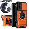 KEYSION Магнитный чехол для телефона для Infinix GT 30 30 Pro 5G Защита камеры со сдвижной крышкой Вертикальная подставка Кольцо 360 Ударопрочная задняя крышка