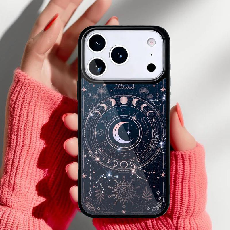 Чехол для телефона с рисунком Луна Колдуньи Таро для iPhone 17 Air 16e 15 14 13 Pro Max Задняя крышка для 12 11 Pro Coque