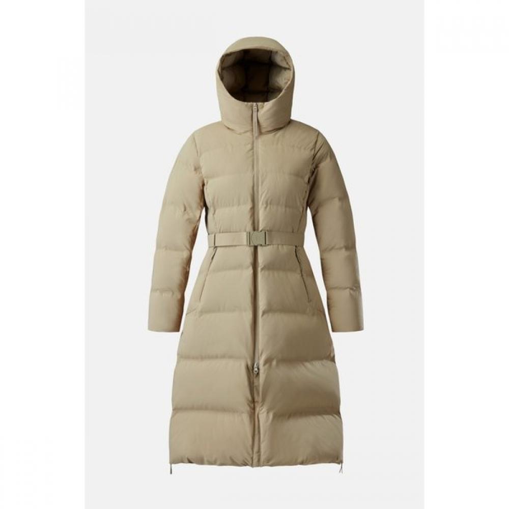 Kolon Sport Women S Belted Long Down Coat Beige Tvjdw25622bei