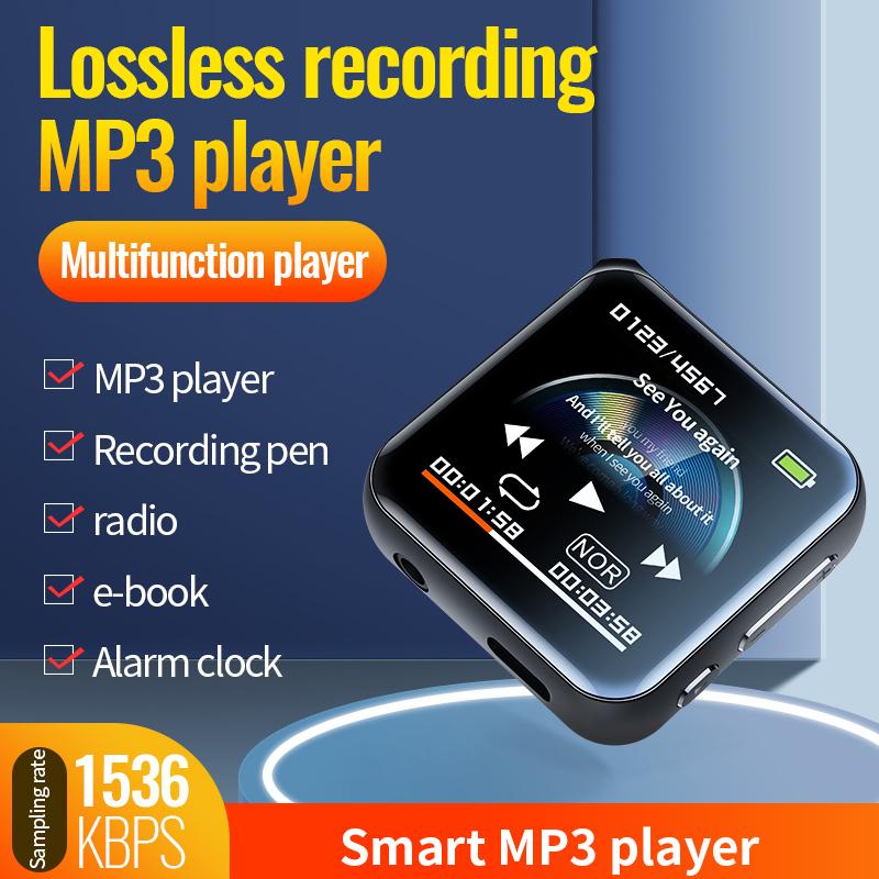8-128GB Mini Audio Vioce Recorder Espia Portable Sound Record Noise Reduce Dictaphone FM Radio Loudspeaker Small MP3 Player