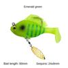 Artificial Soft bass Bait with Lead hook Dark Sleeper Soft Plastic Bait 2024 Minnow Lure