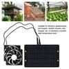 10W 12V Solar Exhaust Fan Mini Ventilator Solar Panel Powered Fan Air Extractor for Dog Chicken House RV Greenhouse Fan