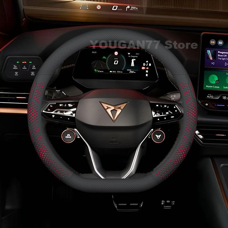 Кожаная накладка на руль автомобиля Для Cupra Born VZ 2025 2022-2024 Ультратонкая Салон автомобиля Cupra Formentor 2025 Аксессуары