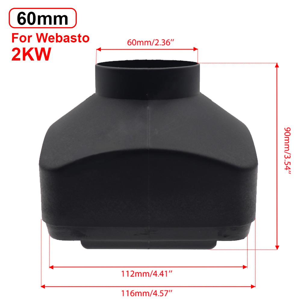 Соединитель автомобильного отопителя 2 кВт/5 кВт для дизельного стояночного отопителя Webasto Air, крышка воздухозаборника 42 мм/60 мм/75 мм