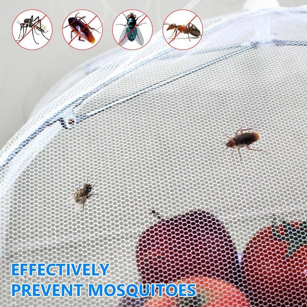 17 inch Food Mesh Cover Pop-Up Picnic Protect Dish Cover Multipurpose Food Cover Umbrella Outdoors