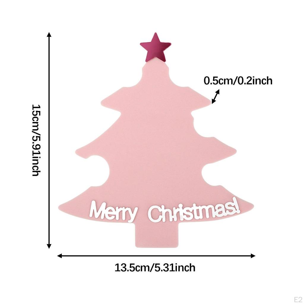 Christmas Tree Shape Nail Photo Prop Multipurpose Modern Acrylic Art Display Props for Salon