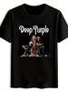 Винтажная футболка с графикой рок-группы - Концертная футболка Deep Purple с принтом участников группы