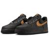 Nike Air Force 1 Противоскользящие Износостойкие Низкие Кеды для Скейтборда Унисекс Черные Кроссовки HQ2037-003