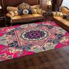 Crystal Pile Vintage Persian Living Room Full Rug Ethnic Style Coffee Table Sofa Mats Bedroom Bed Cloakroom Carpet