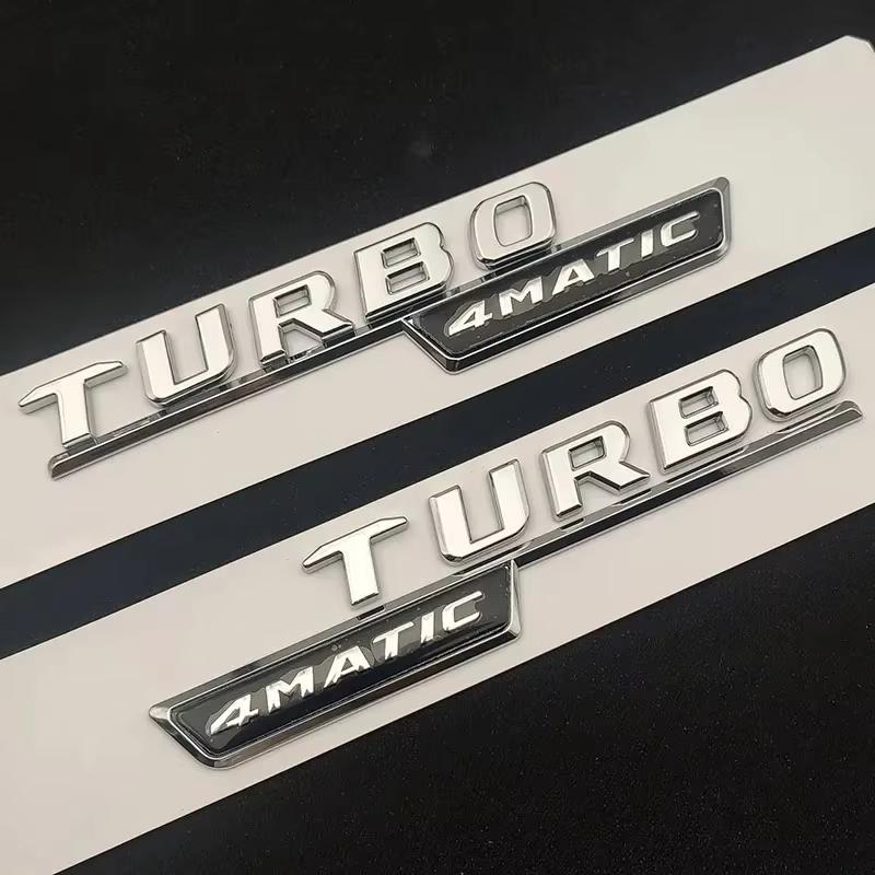 JCG1 ABS For Mercedes Benz A 35 45 AMG W177 W176 A35 A45 A45S TURBO 4MATIC Car Trunk Letters Emblem Badge Logo Stickers Accessories