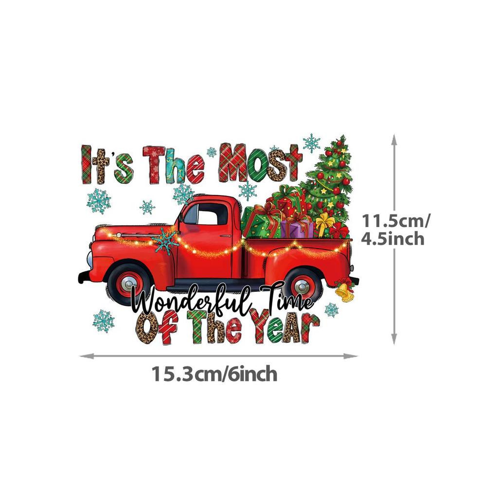 Детская одежда нашивка термонаклейка рождественский подарок ребенку наклейки толстовки топы своими руками моющийся термопресс виниловая нашивка для одежды