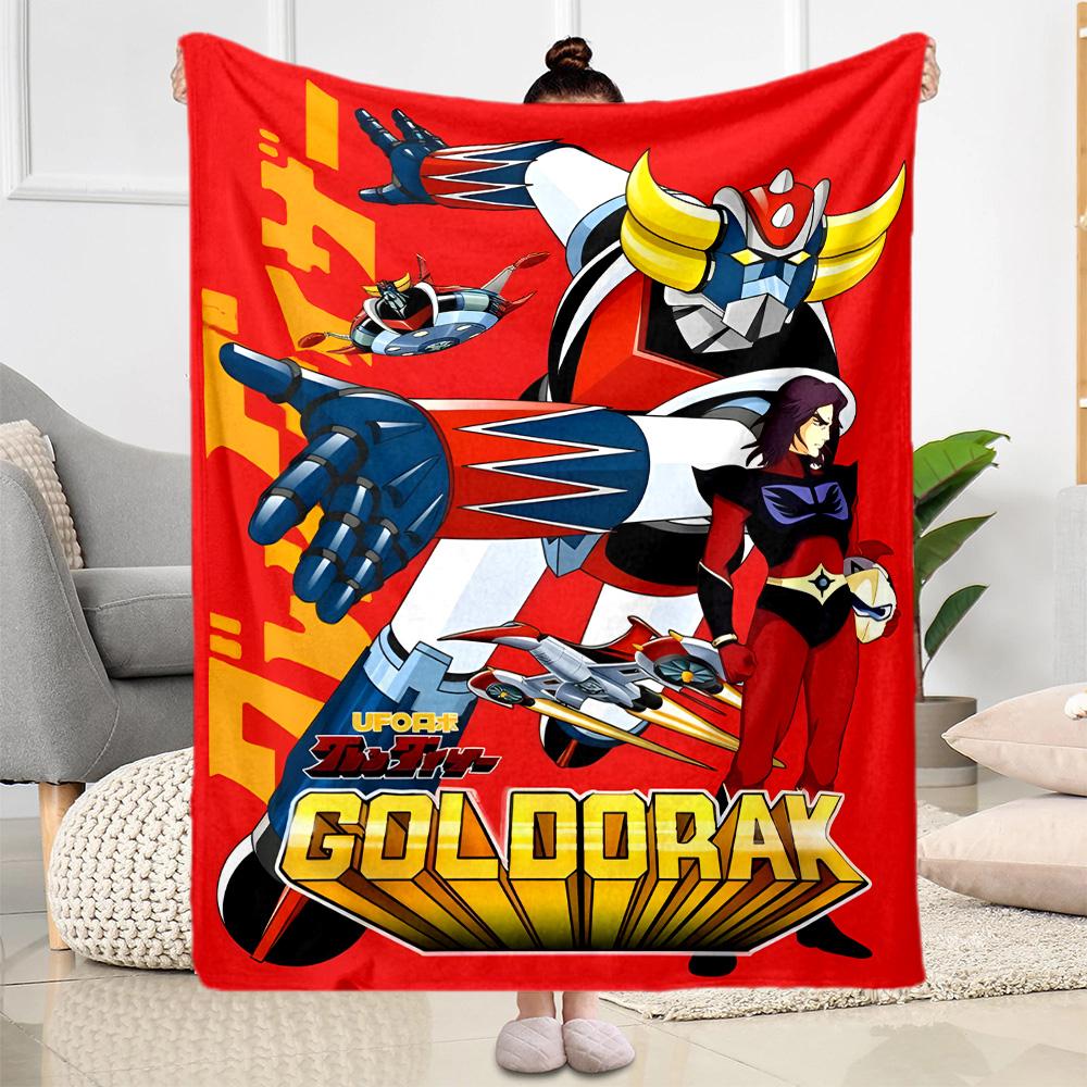Giant Robot Adventure Blanket Comfortable Perfect for Bed Office Chair Couch Four Seasons Universal Warmthful Decor