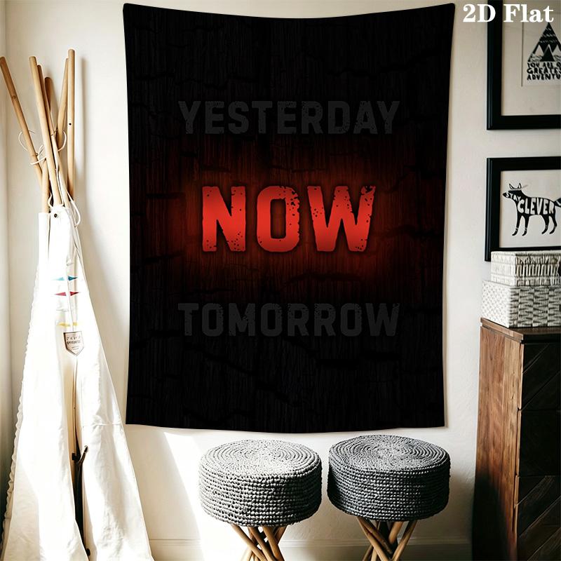 Tomorrow Today Yesterday Pattern Home Decor Tapestry, Wall Hanging, Decorative RV Wall Cloth.MGT0918167