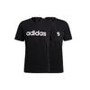 adidas M Lin Sj T Тренировочная Спортивная Печать Логотипа Круглый Вырез Короткий Рукав Черный Мужская GL0057