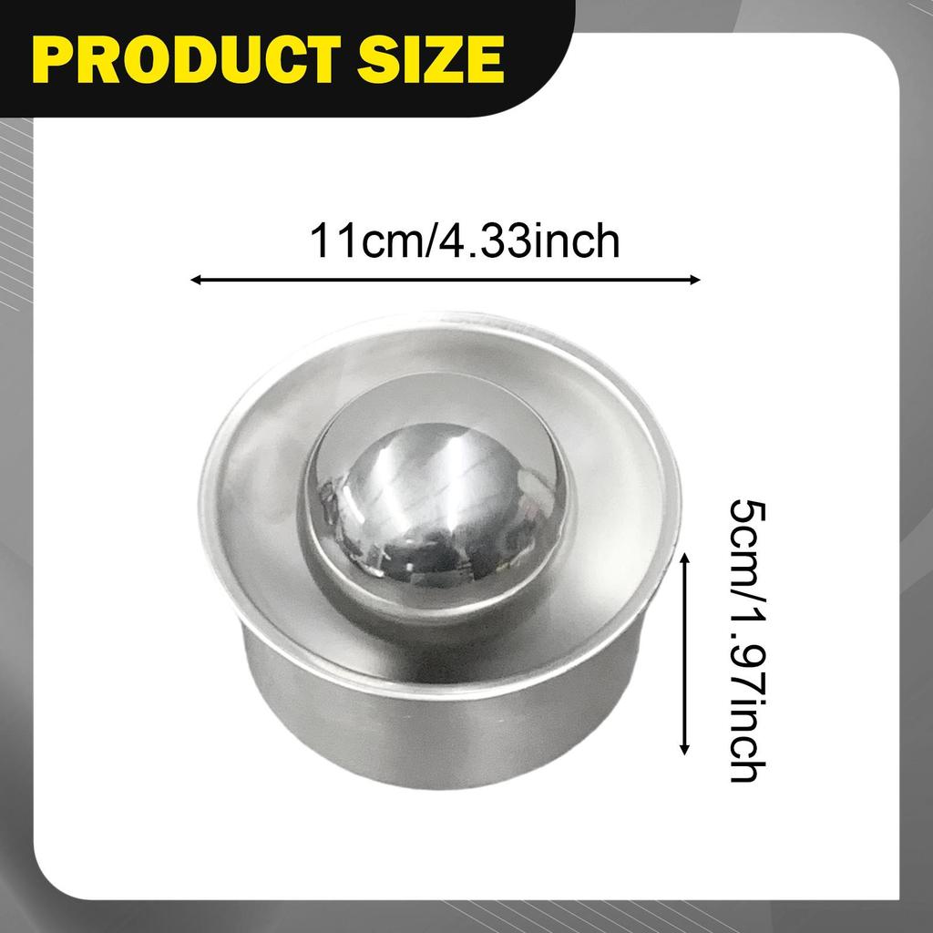 Dumpling Press Tool Dumpling Wrapper Maker Reusable Homemade Round Ball Pressing for Household Kitchen Tool Chef Restaurant