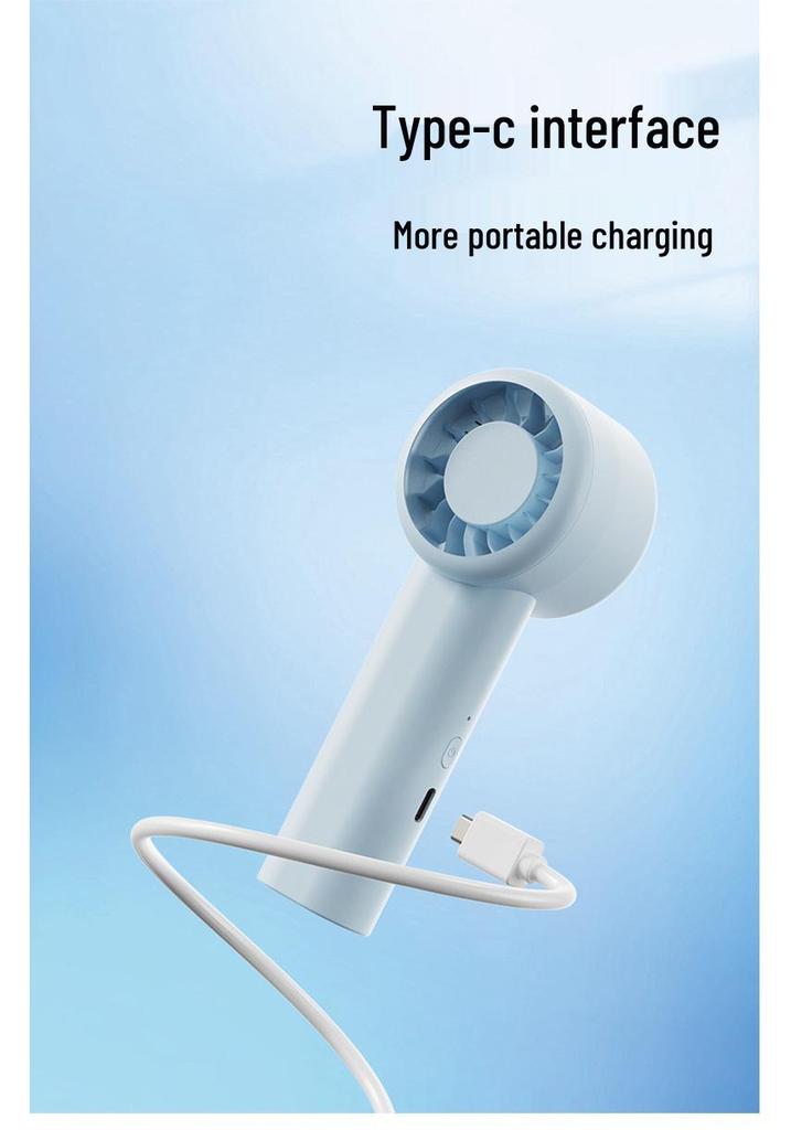 26-Year Mini Portable USB Pocket Fan: Handheld, Rechargeable, Ideal for Students and Outdoors