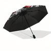 Devil's Horns: Baphomet Pentagram Occult Symbol T-ShirtUmbrella, Portable 3-Fold Compact Umbrella,Christmas Gift ES492