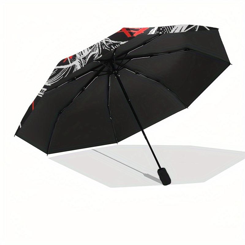 Devil's Horns: Baphomet Pentagram Occult Symbol T-ShirtUmbrella, Portable 3-Fold Compact Umbrella,Christmas Gift ES492