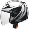 LEAD STRAX Jet Helmet White LL SJ-9 - LL Size (24-24.4 inches)