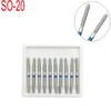 10pcs/box SO-21 Dental Diamond Burs Drill Dentistry Burs Dia-burs for High Speed Handpiece Handle Diameter 1.6mm Dentist Tools