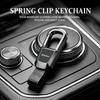 GQEW9 For Skoda 2026 Metal Keyrings Keychain Leather Key Rings Spring Snap Octavia A5 A7 RS Fabia Superb Rapid Karoq