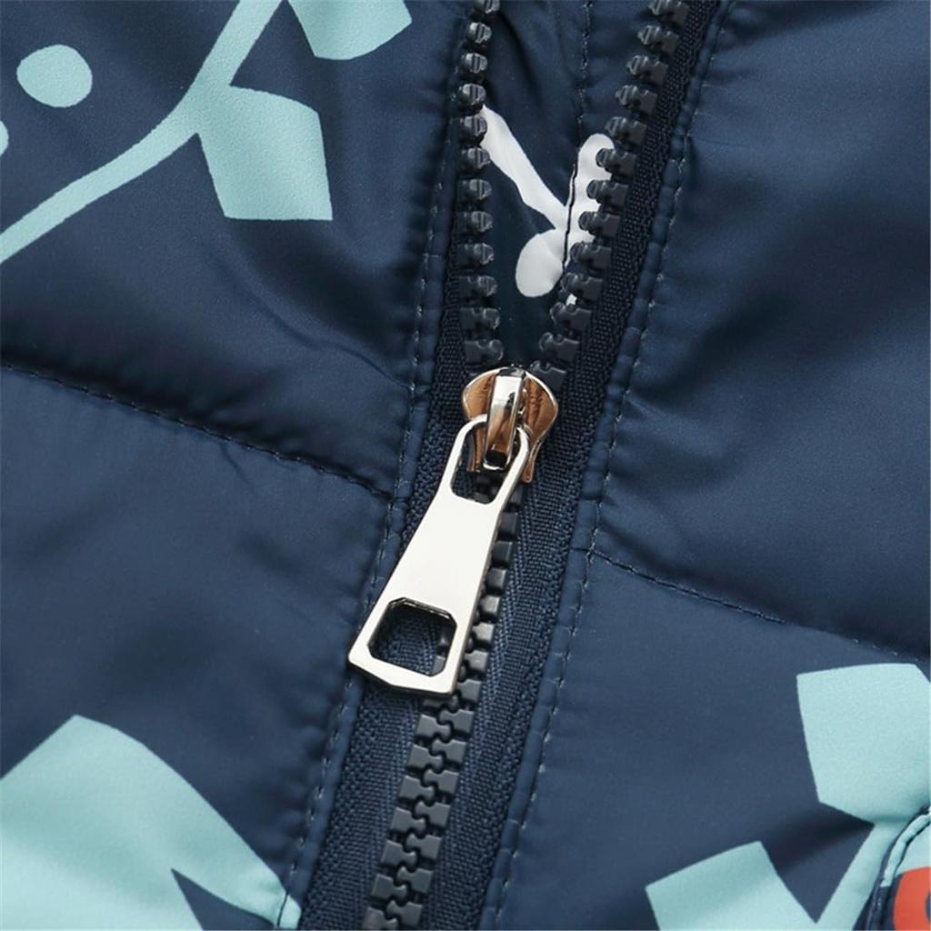 Toddler Baby Winter Down Snowsuit Set – Cartoon Dinosaur Fur Hooded Coat and Snow Pants for Boys Girls