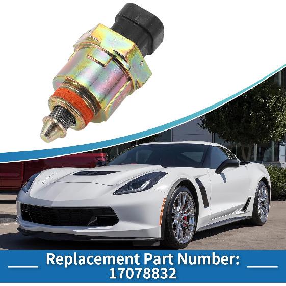 Car Idle Air Control Valve for Chevrolet Corvette 1982-1984, for Chevrolet Camaro 1982-1983 Replace No.17078832 IACV Idle Motor Idle Air Control