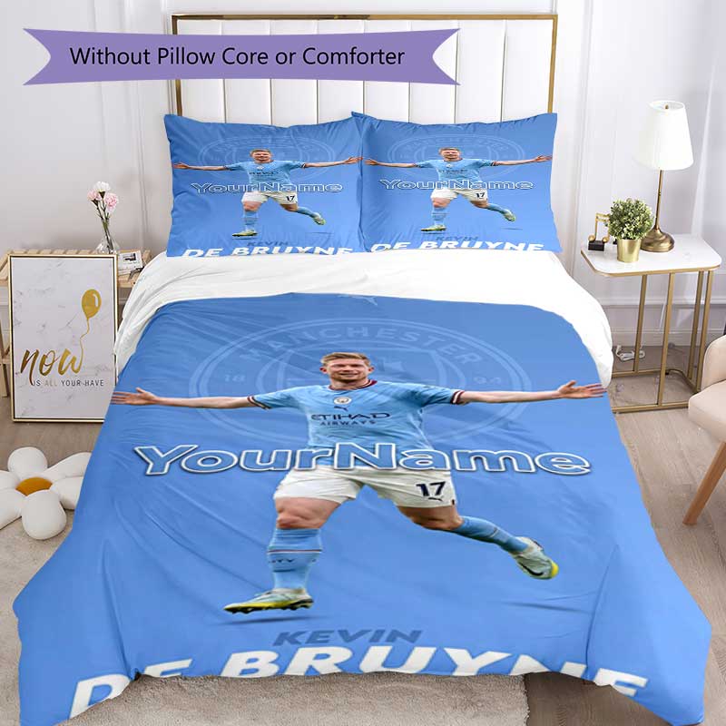Star Player 1 Customize your name Bedding Set Breathable Duvet Cover with Pillowcases Home Decoration Birthday Gift