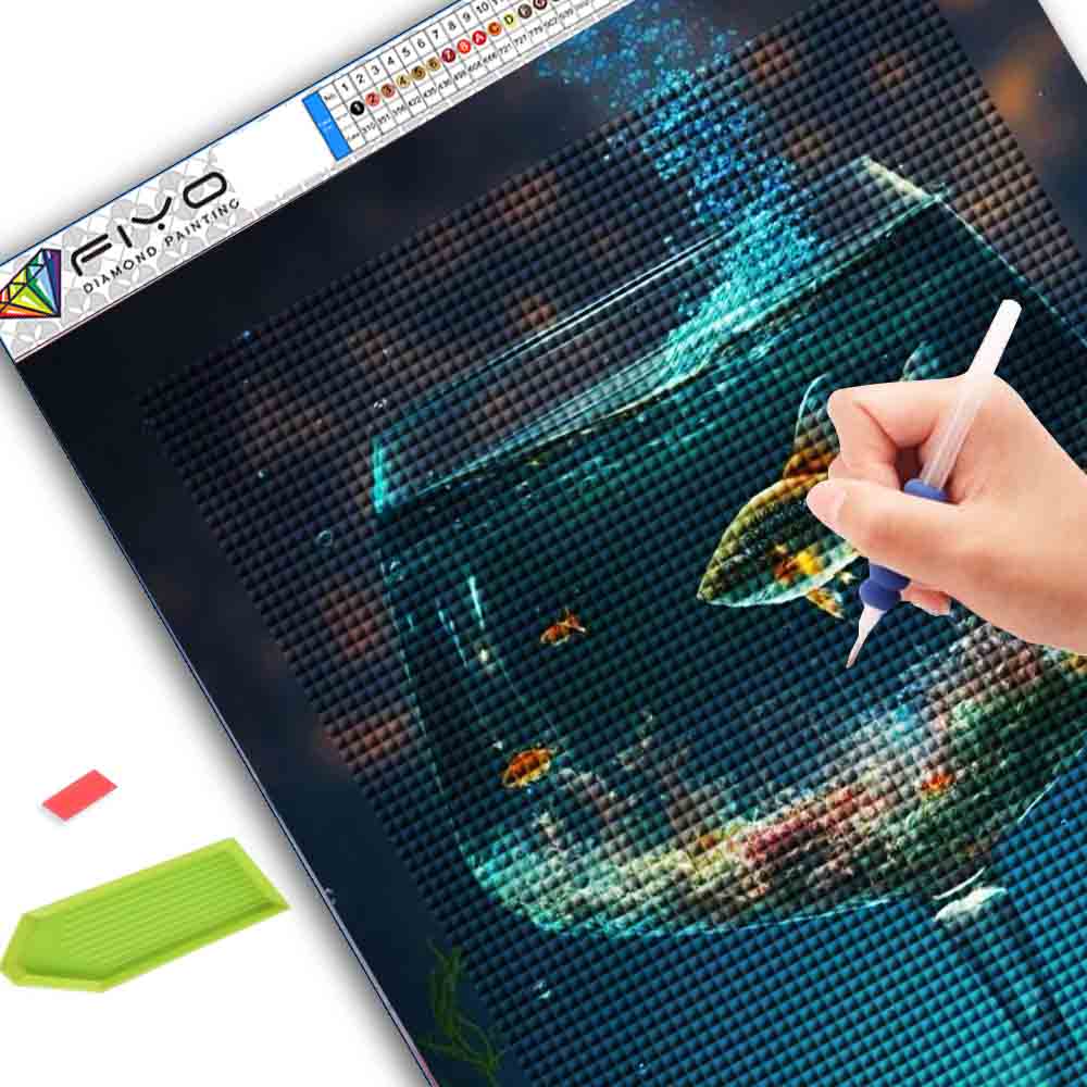 DIY полный круг алмазная живопись вышивка крестиком 3D художественный стиль домашняя сцена декоративная алмазная живопись 5d алмазная живопись