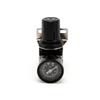 Black Air Pressure Regulator 1/4inch Air Compressor Bracket Reducing Valve  Adjustable Valve