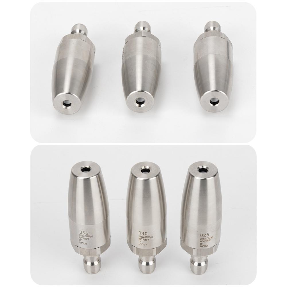 Вращающаяся на 360° насадка для воды высокого давления из нержавеющей стали, насадка Lotus для удаления ржавчины, быстроразъемные аксессуары