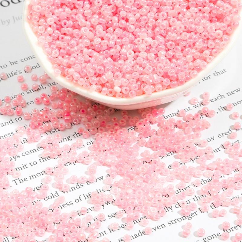 Креативные свободные бусины, сделай сам, изготовление ювелирных изделий, стеклянные бусины, маленькие бусины, 250/500 шт., 2/3 мм, ожерелье, браслет, кулон