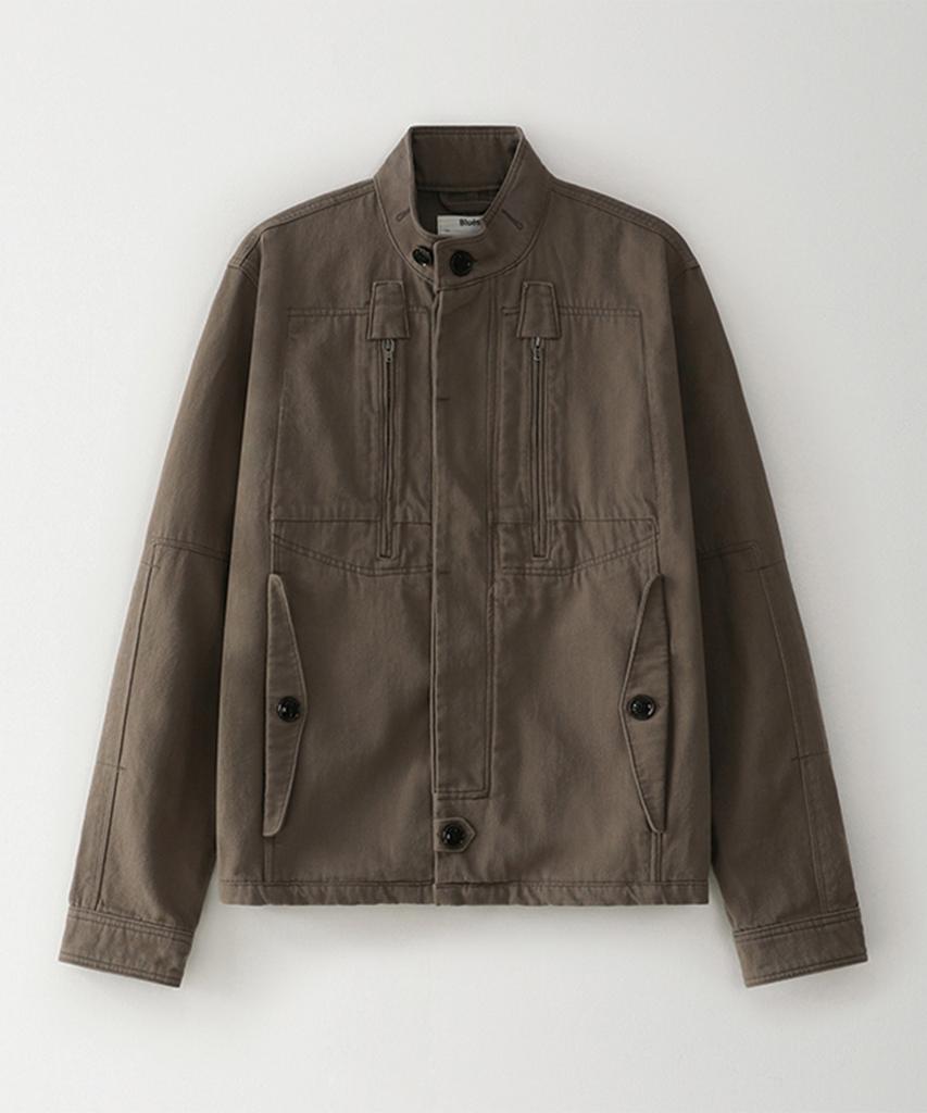 Bluesunflower Vintage Fade High-Neck Jacket